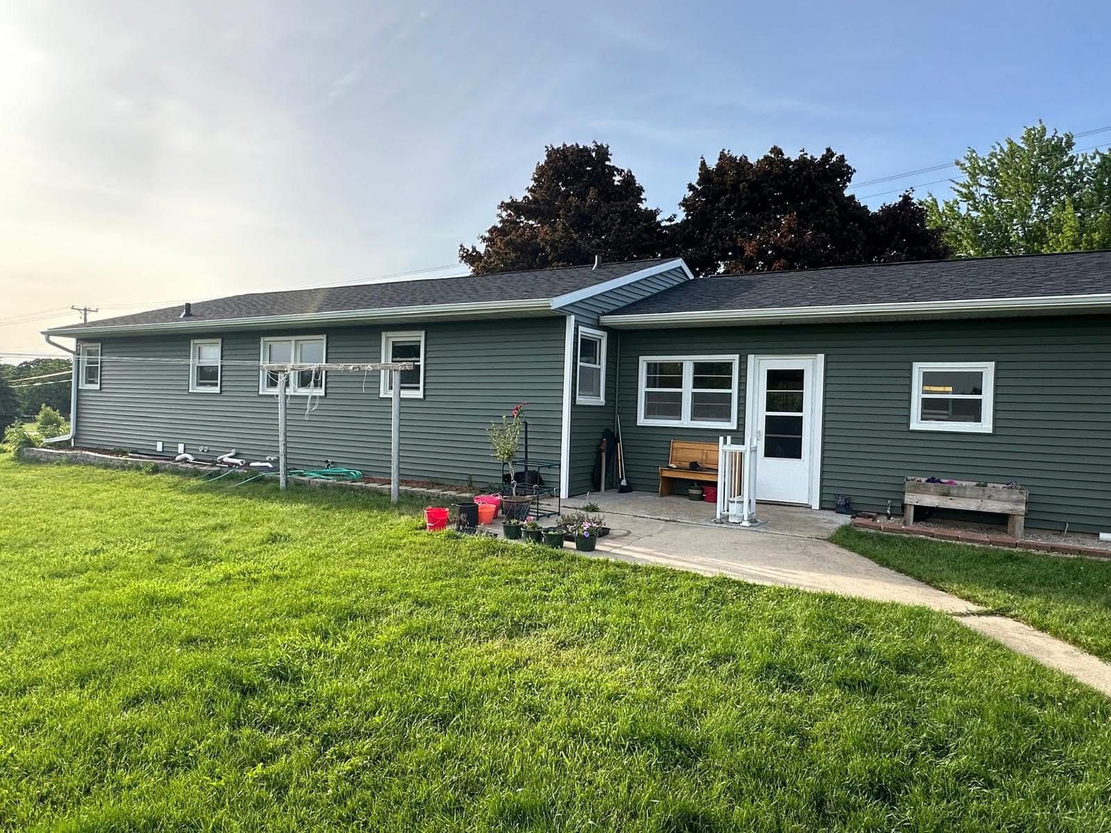 After — New Roof